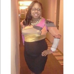 Colorblock Women's Dress